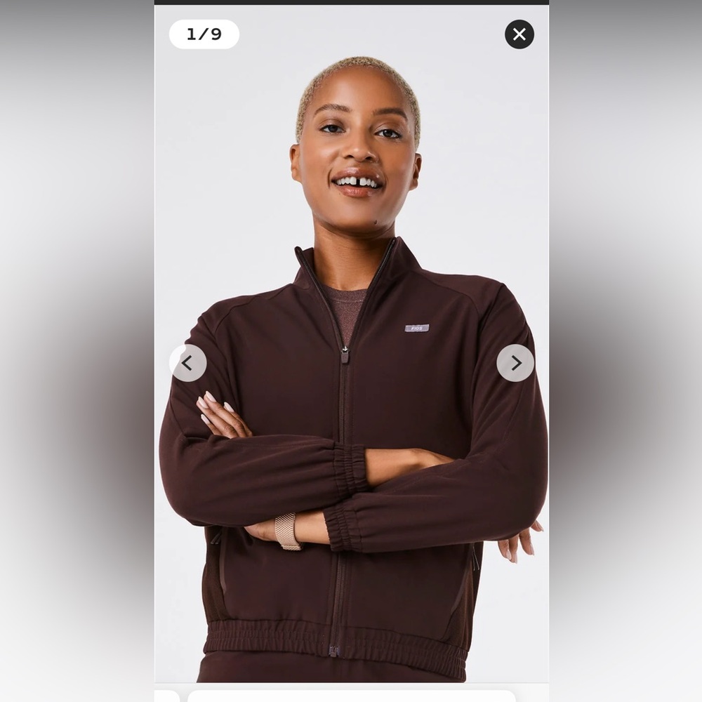 Figs Sydney Scrub Jacket